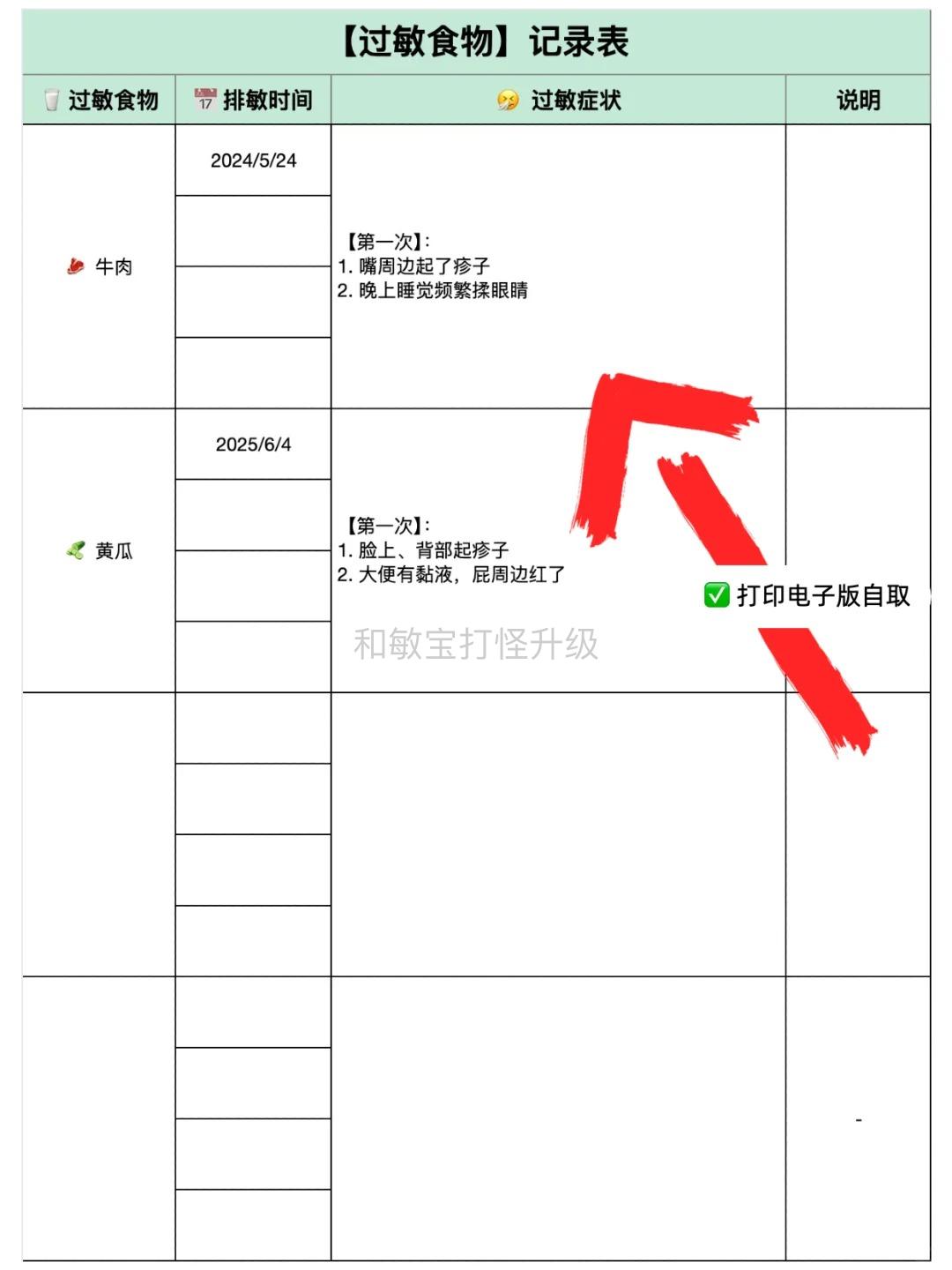 过敏宝宝辅食表9